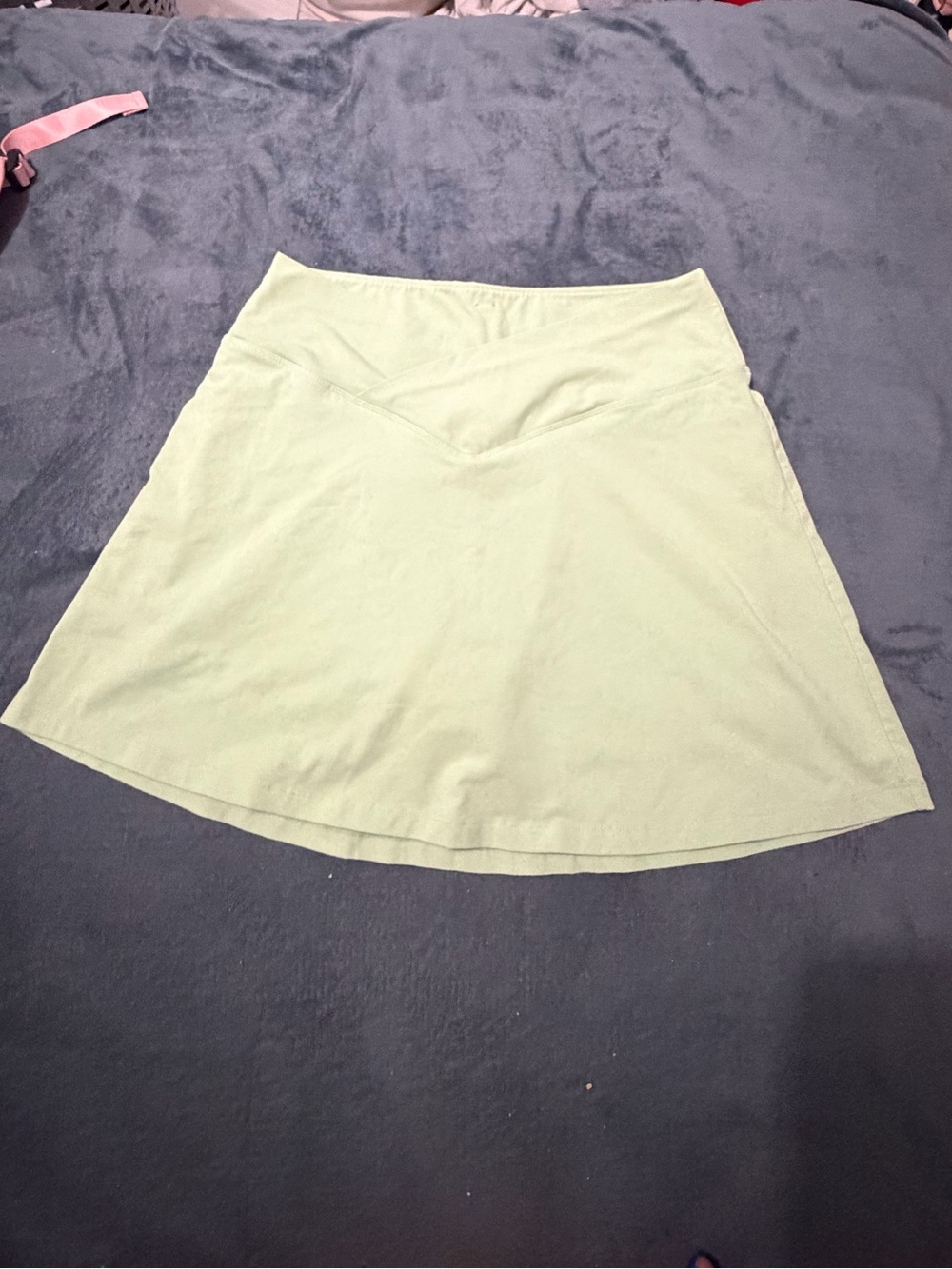 PINK Victoria's Secret Light Green Circle Skort
